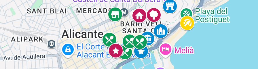 Alicante map