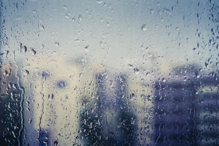 rain on a window